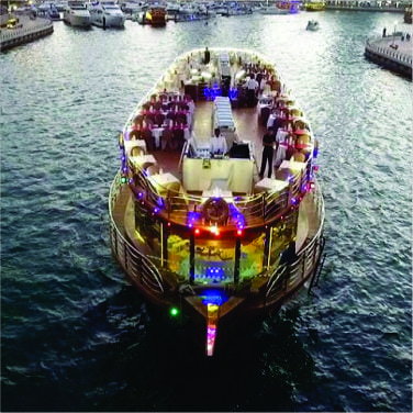 Navigating to the Dhow Cruise in Marina
