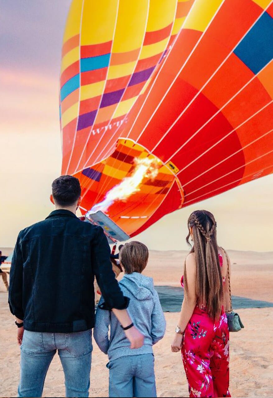 Thrilled to watch as your balloon get inflated