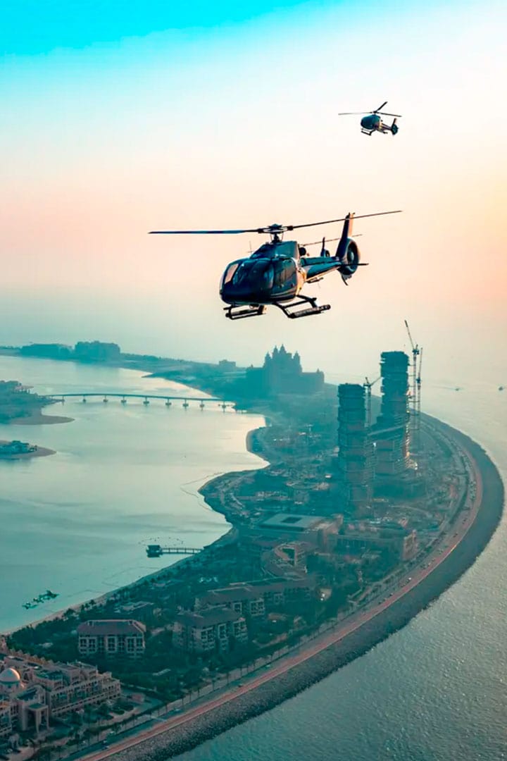 Helicopter Dubai Tour +  Sky Views Observatory