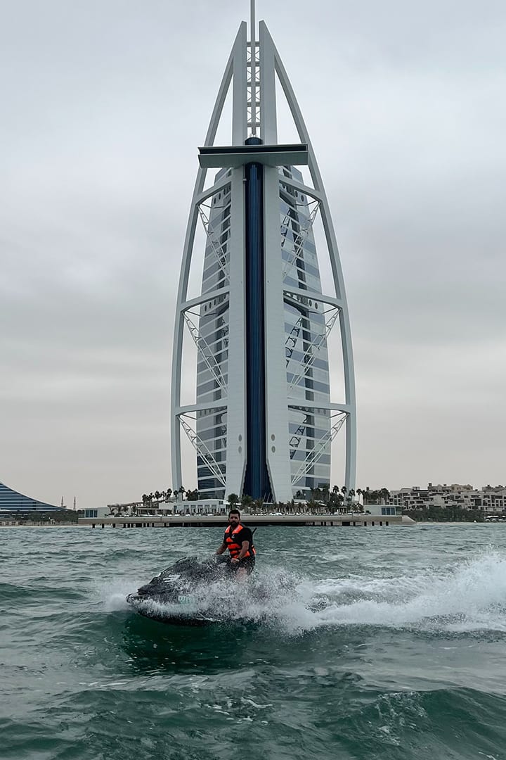 Jet Ski at Palm Jumeirah