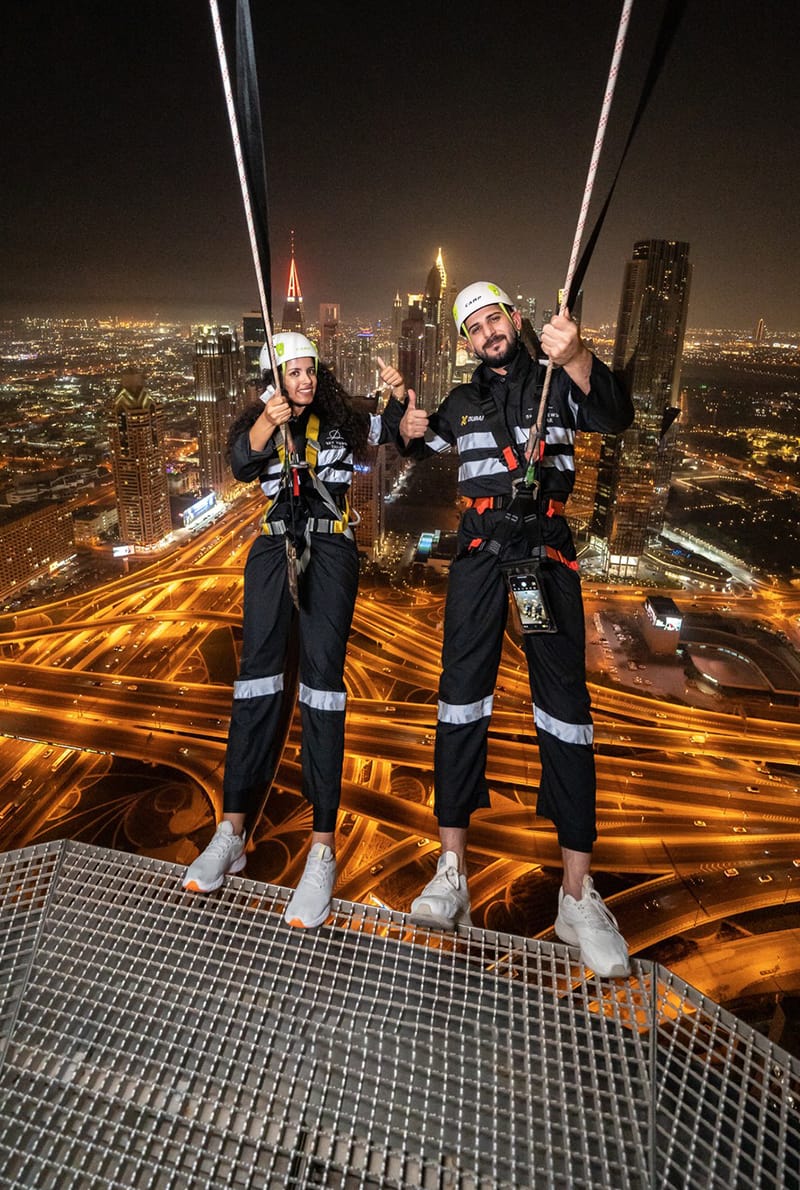 Sky Views Edge Walk Dubai for couple