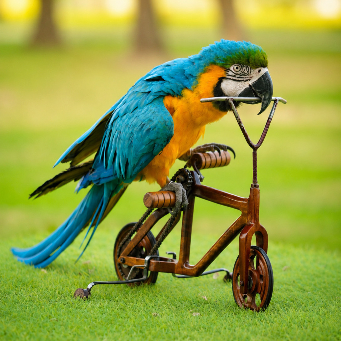 Navigating to the Creek Park Exotic Bird Show
