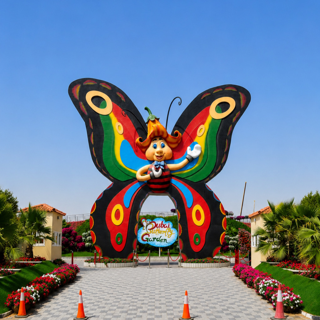 Navigating to the Dubai Butterfly Garden