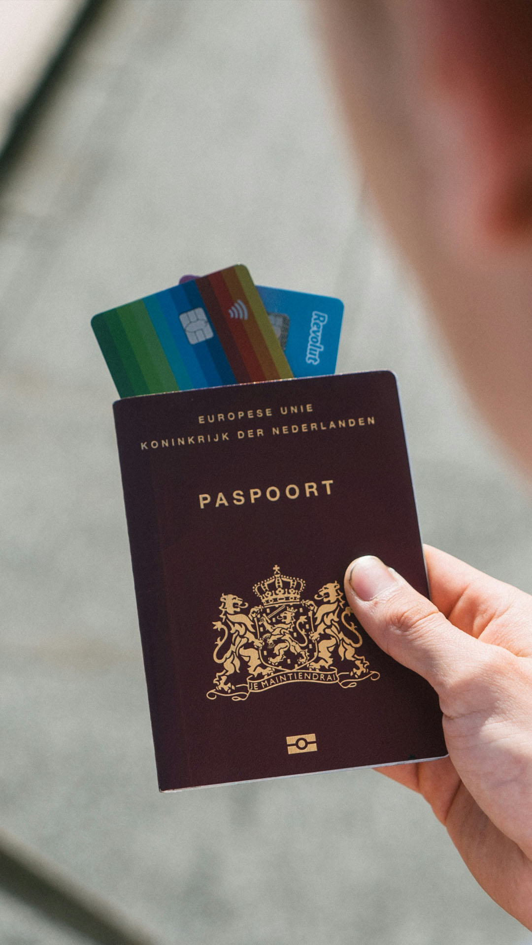 A passport and boarding pass for flight