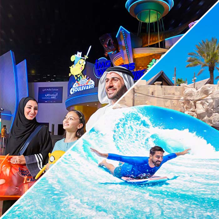 IMG Worlds of Adventure + WildWadi Waterpark Tickets