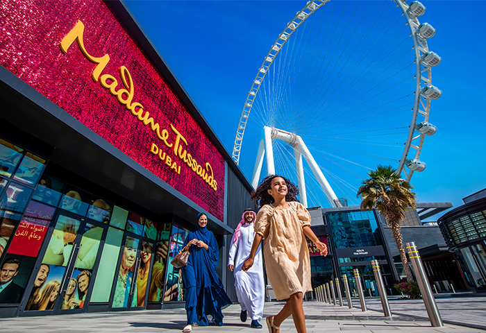 Navigating to the Madame Tussauds Dubai