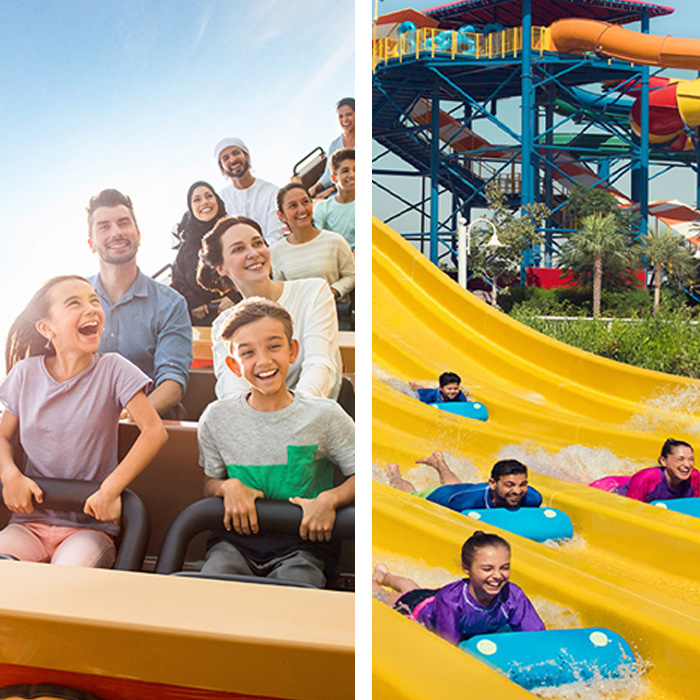 Motiongate Ride and Giant Slide in legoland waterpark dubai