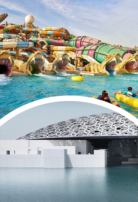 Yas Island 4 Park + Louvre Abu Dhabi