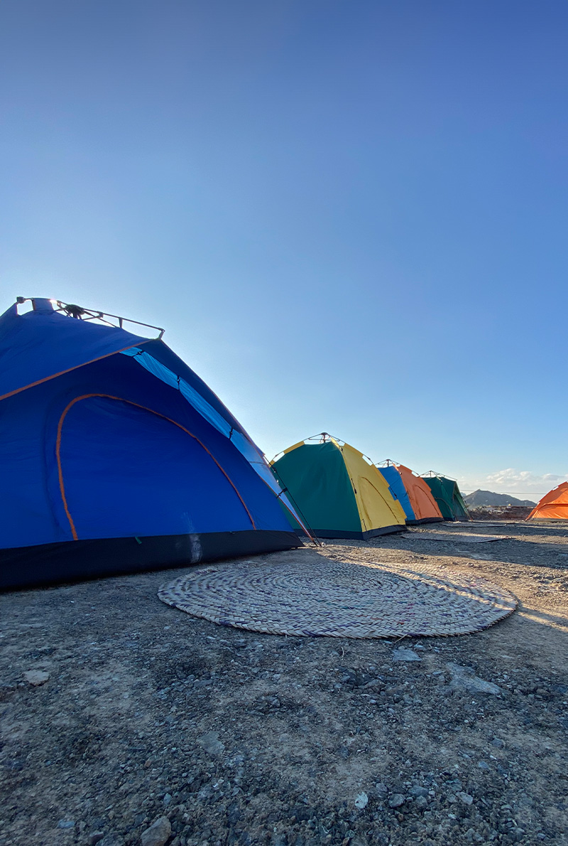 Colorful Smart Tents in The Out Out