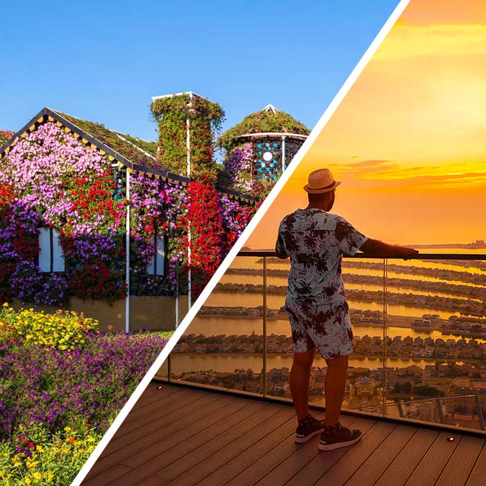 Dubai Miracle Garden + View At The Palm Tickets