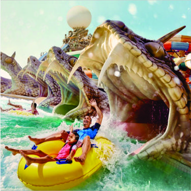 Navigating to the Yas Waterworld