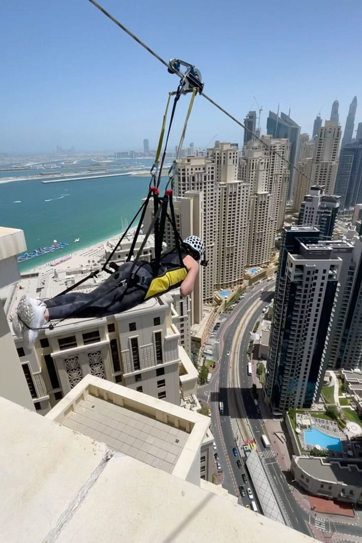 XLine Dubai Marina Zip Line +Burj Khalifa Tickets (Level 124 Admission (Non-Prime Hour)