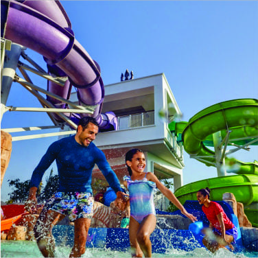 Navigating to the Aquaventure Waterpark Dubai