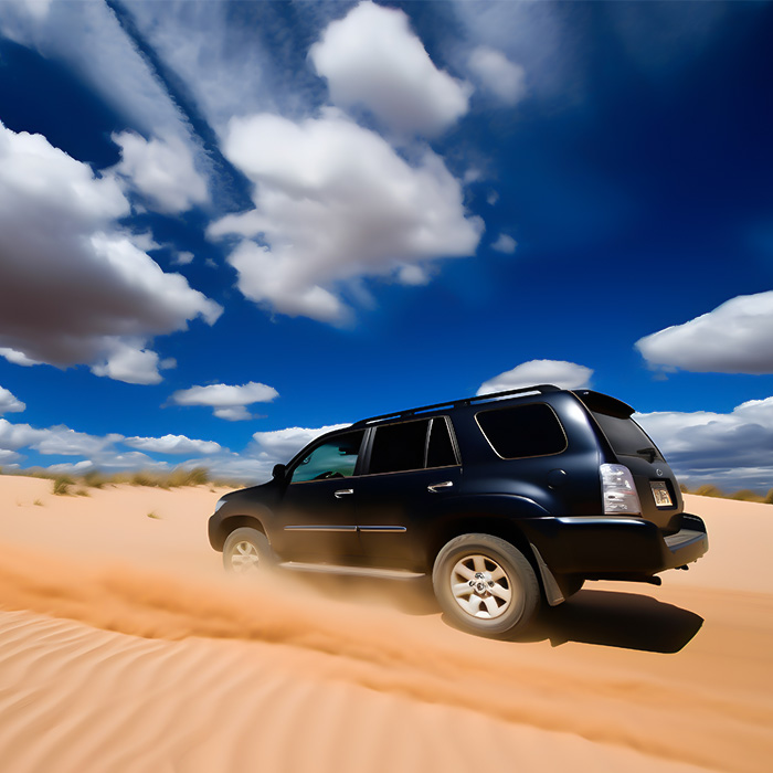 Navigating to the Authentic Arabian Premium Desert Safari with Luxurious BBQ Feast