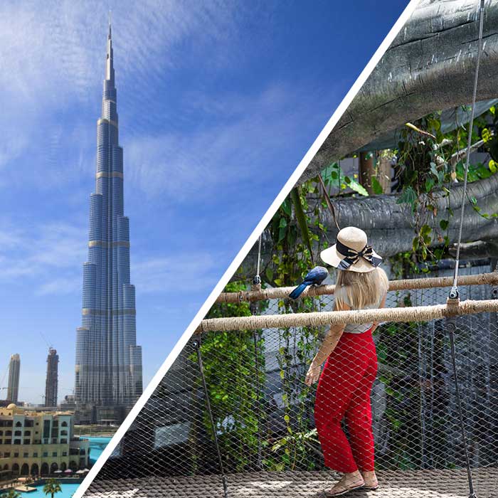 Burj Khalifa At the Top + Green Planet Tickets