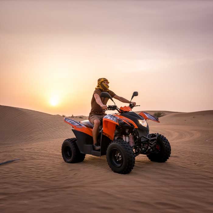 Evening Desert Safari With Quadbike