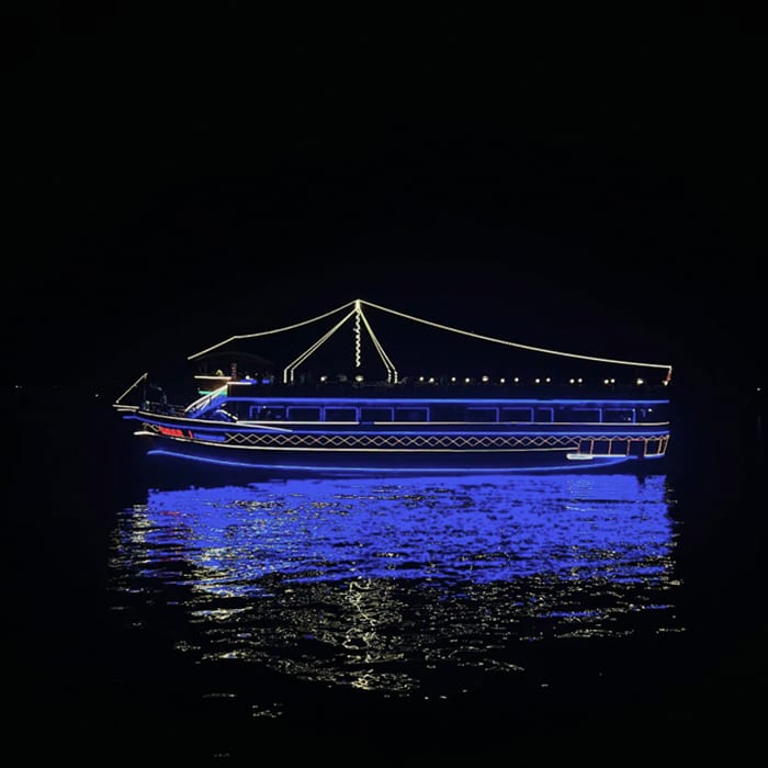 Cruising in Oberoi Dhow Cruise in Creek