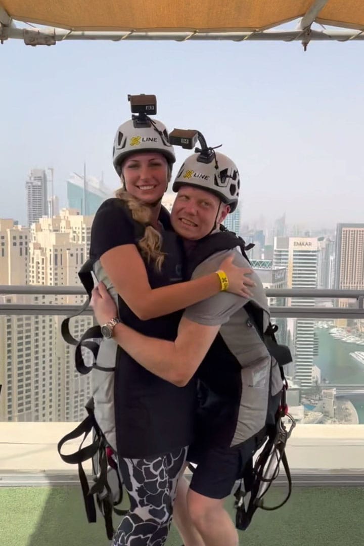 XLine Dubai Marina Zip Line +Burj Khalifa Tickets (Level 124 Admission (Non-Prime Hour)