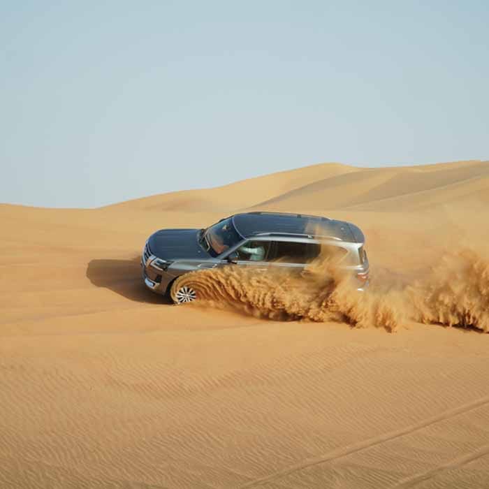 Navigating to the Lama Safari Camp