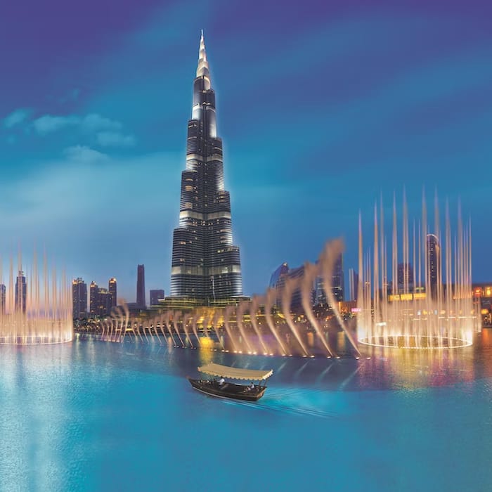 Dubai Fountain Lake Ride