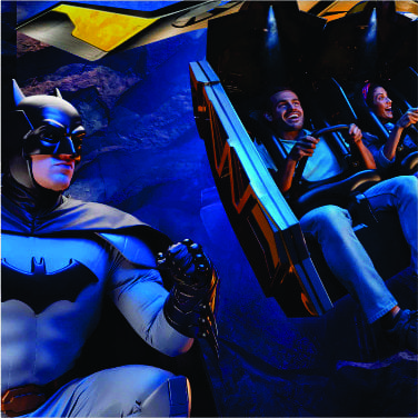 Navigating to the Warner Bros World Abu Dhabi