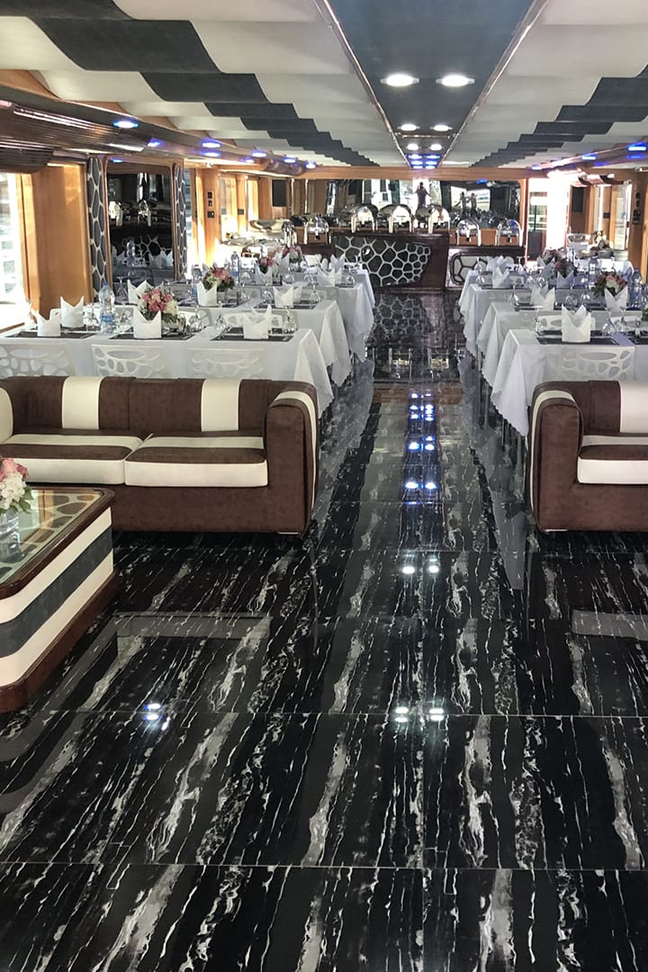 Dubai Lotus Mega Yacht Main Deck